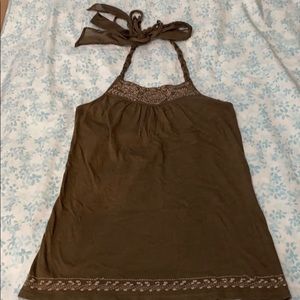 American Eagle Outfitters Braided Halter Top